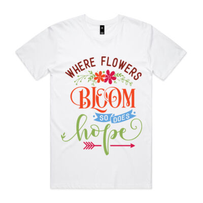Where flowers bloom so does hope - colour Thumbnail